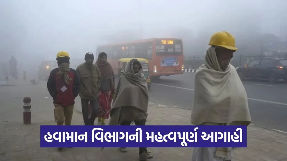 શિયાળાની ઠંડીને લઈને હવામાન વિભાગની મોટી આગાહી, ગુજરાતમાં હજુ કેટલા દિવસ ઠંડી રહેશે?